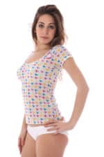 A-STYLE WHITE WOMAN EXTERNAL T-SHIRT - Image 2