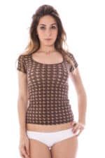 A-STYLE BROWN WOMAN EXTERNAL T-SHIRT