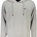 MILITARY ACADEMY MEN'S GRAY ZIP-UP SWEATSHIRT