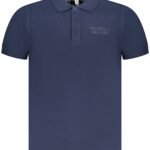 MILITARY ACADEMY MEN'S BLUE SHORT SLEEVE POLO