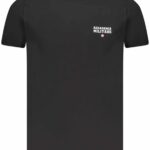 MILITARY ACADEMY BLACK MEN'S SHORT SLEEVE T-SHIRT