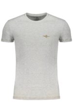 ERONAUTICA MILITARE MEN'S GRAY SHORT SLEEVE T-SHIRT