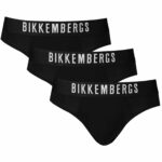 BIKKEMBERGS BLACK MEN'S SLIP
