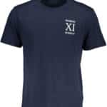 BIKKEMBERGS MEN'S SHORT SLEEVED T-SHIRT BLUE