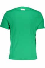 BIKKEMBERGS GREEN MEN'S SHORT SLEEVE T-SHIRT - Image 2