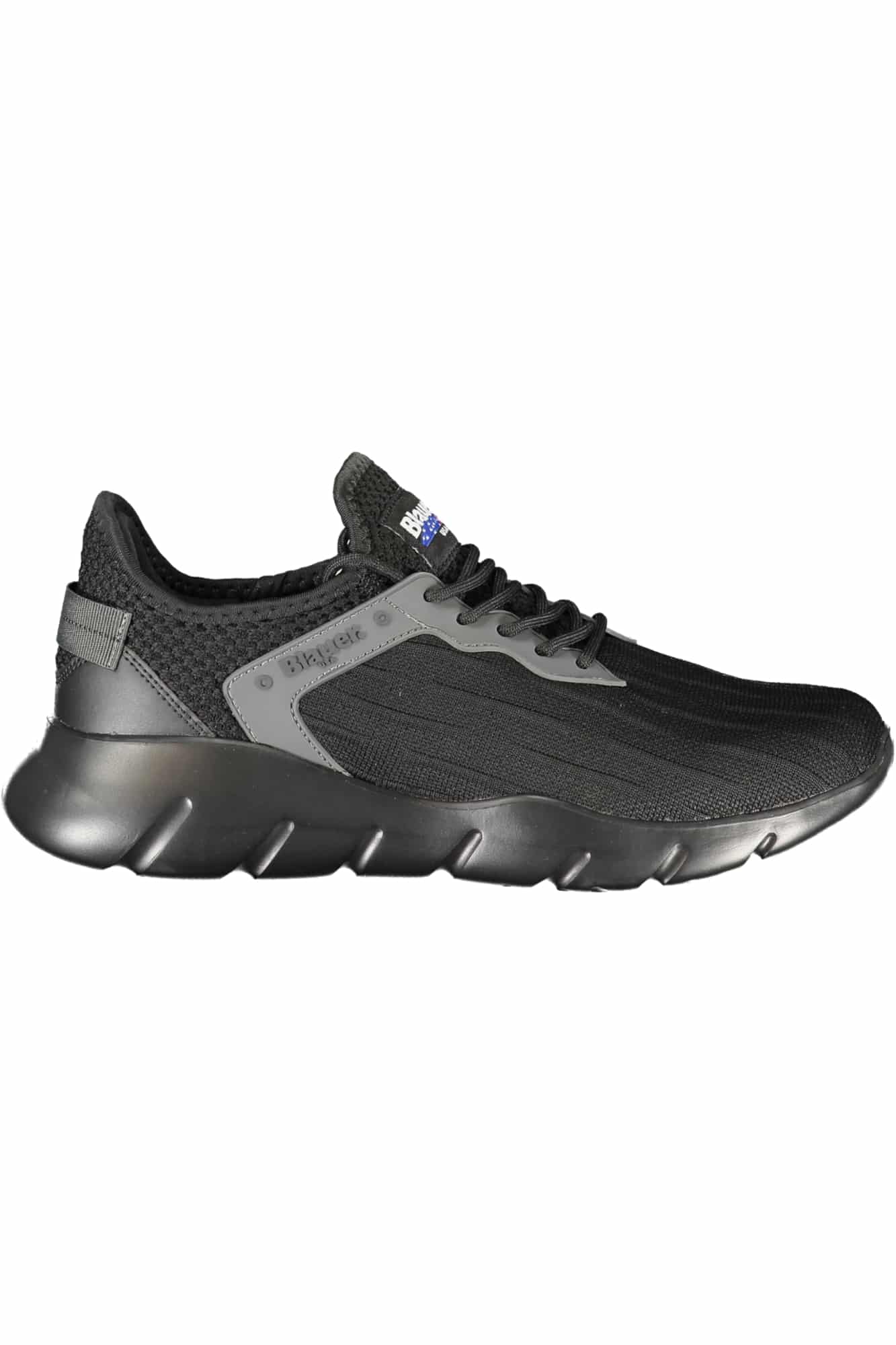 blauercalzaturasportivauomonero_1 BLAUER MEN'S SPORTS FOOTWEAR BLACK - Image 1