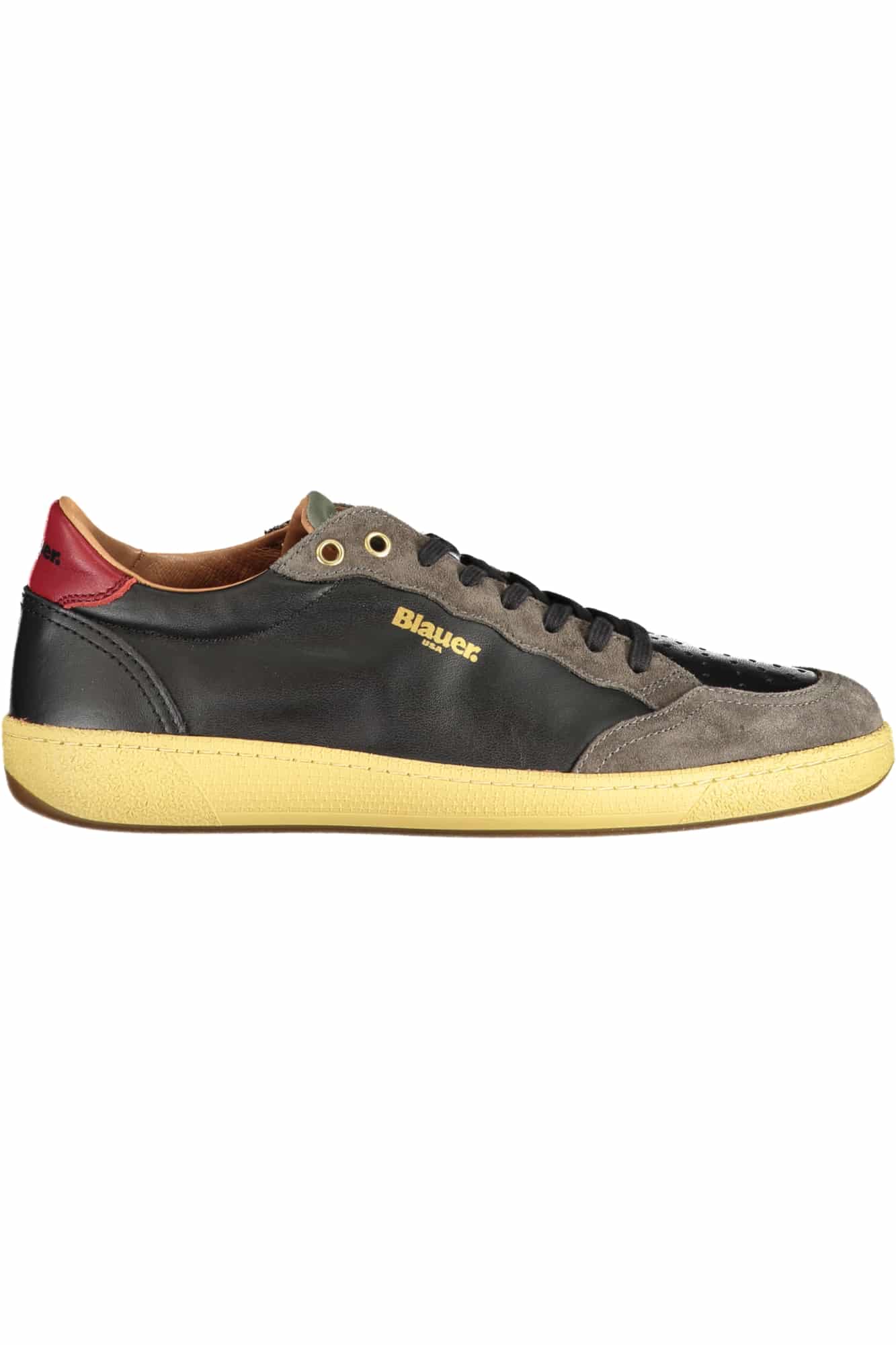 blauercalzaturasportivauomonero_1 BLAUER MEN'S SPORTS FOOTWEAR BLACK - Image 1