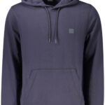 BOSS MEN'S BLUE ZIP-UP SWEATSHIRT