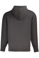BOSS MEN'S BLACK ZIP-LESS SWEATSHIRT - Image 2