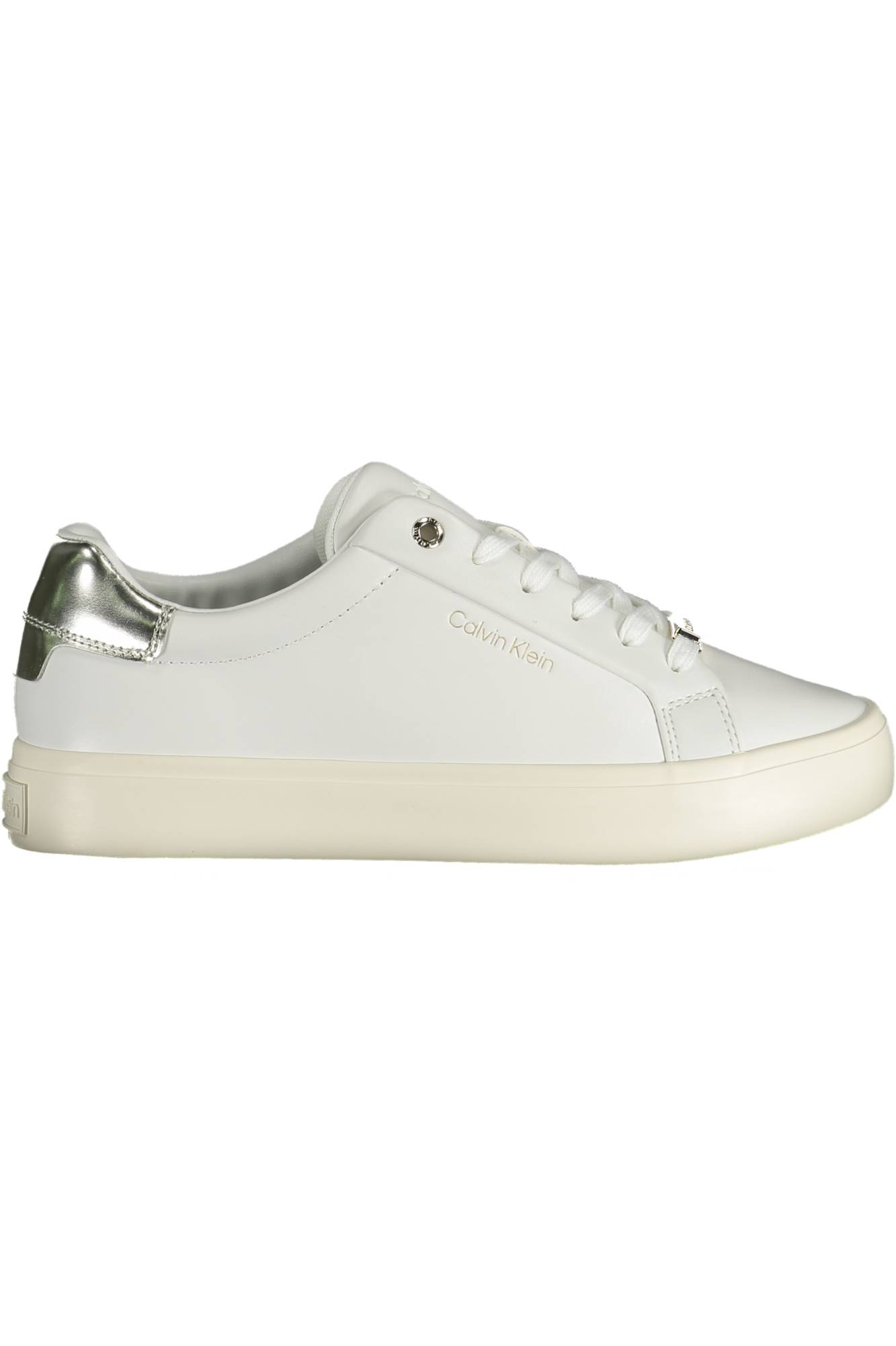 calvinkleincalzaturasportivadonnabianco_1 CALVIN KLEIN WHITE WOMEN'S SPORTS SHOES - Image 1