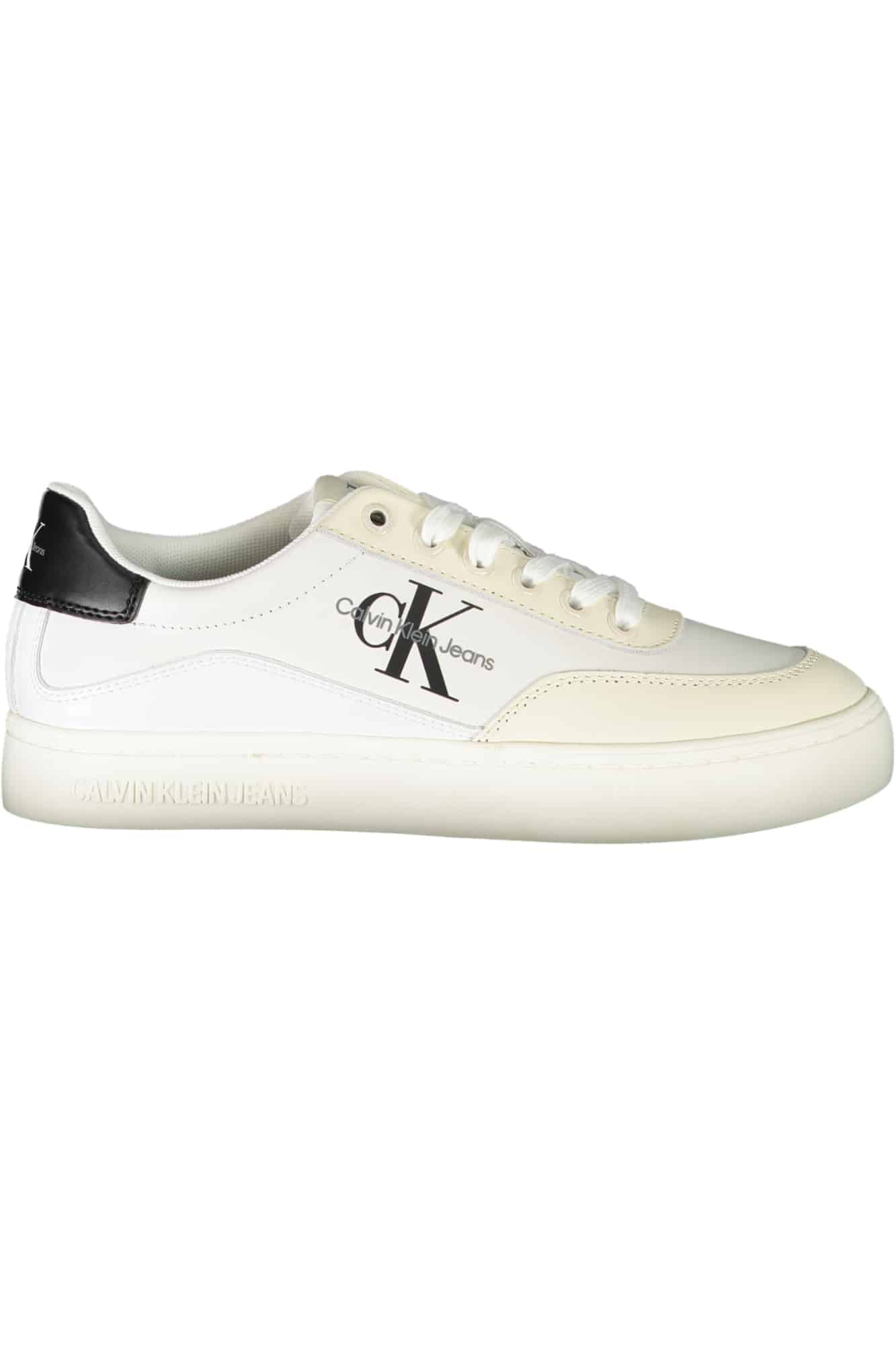calvinkleincalzaturasportivadonnabianco_1 CALVIN KLEIN WHITE WOMEN'S SPORTS SHOES - Image 1
