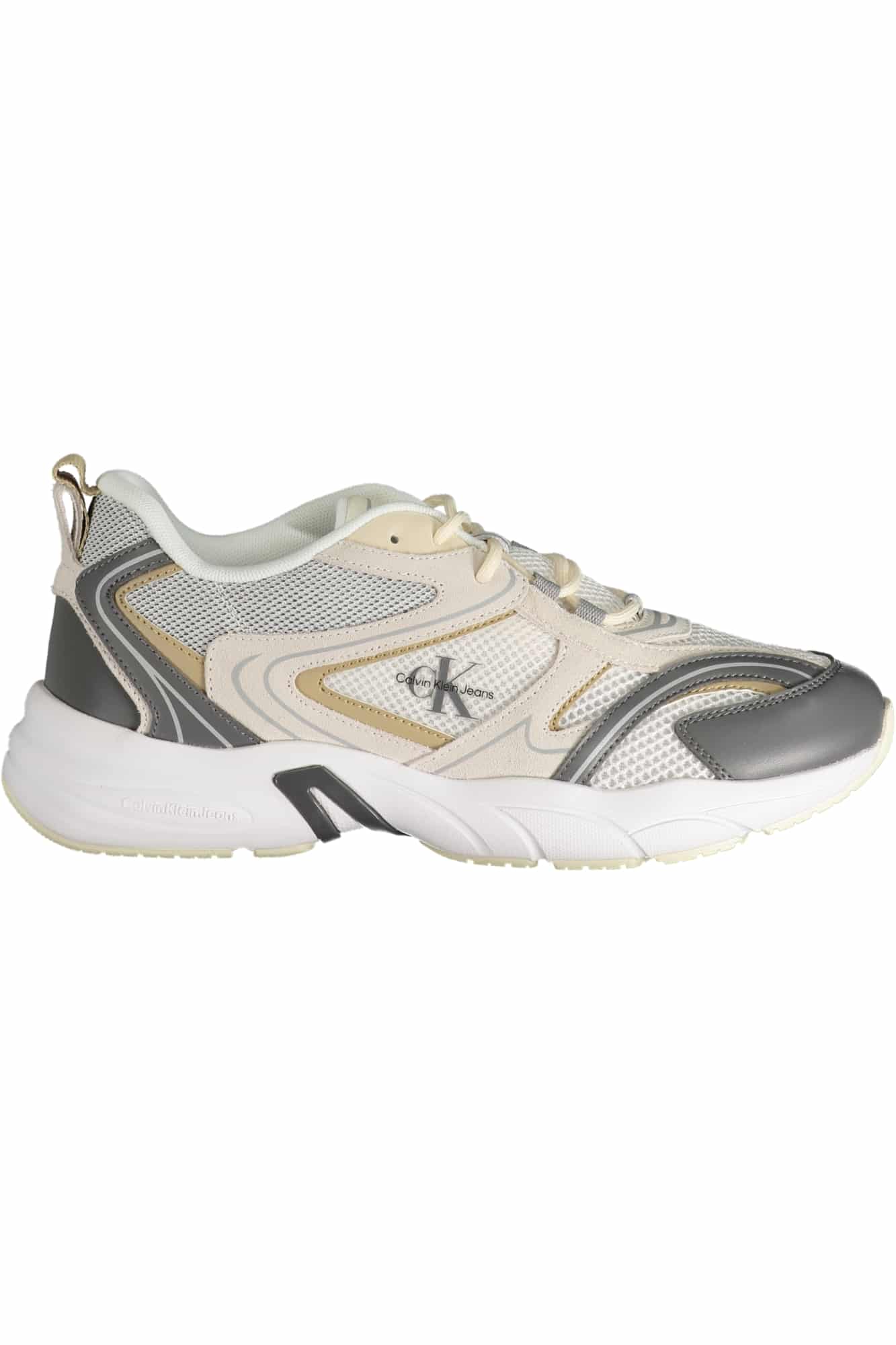 calvinkleincalzaturasportivauomobeige_1 CALVIN KLEIN BEIGE MEN'S SPORTS SHOES - Image 1