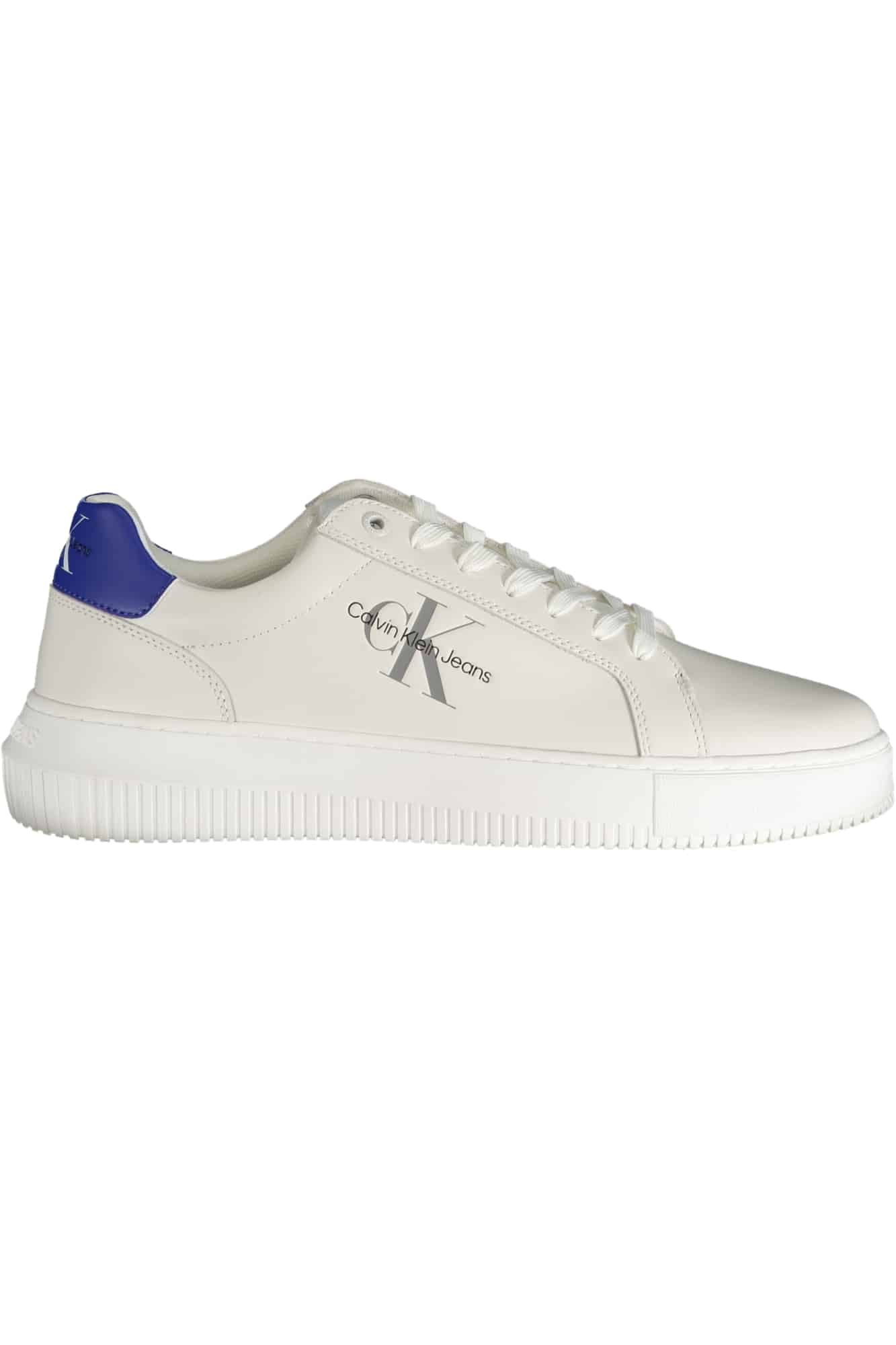 calvinkleincalzaturasportivauomobianco_1 CALVIN KLEIN WHITE MEN'S SPORTS SHOES - Image 1