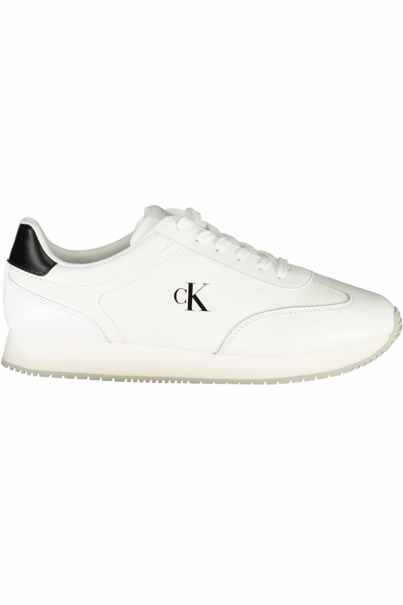 calvinkleincalzaturasportivauomobianco_1 CALVIN KLEIN MEN'S SPORTS SHOES WHITE - Image 1