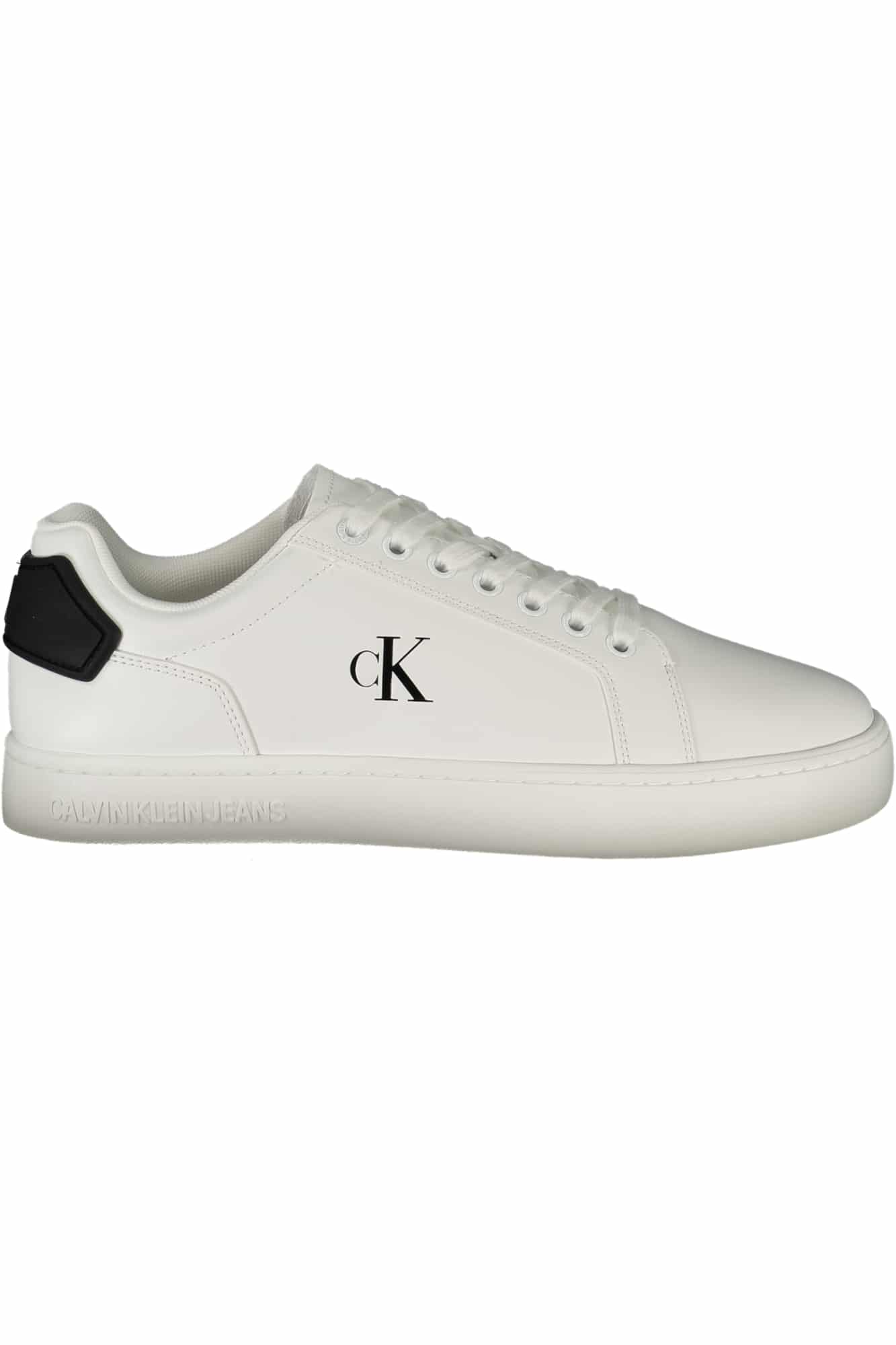 calvinkleincalzaturasportivauomobianco_1 CALVIN KLEIN MEN'S SPORTS SHOES WHITE - Image 1
