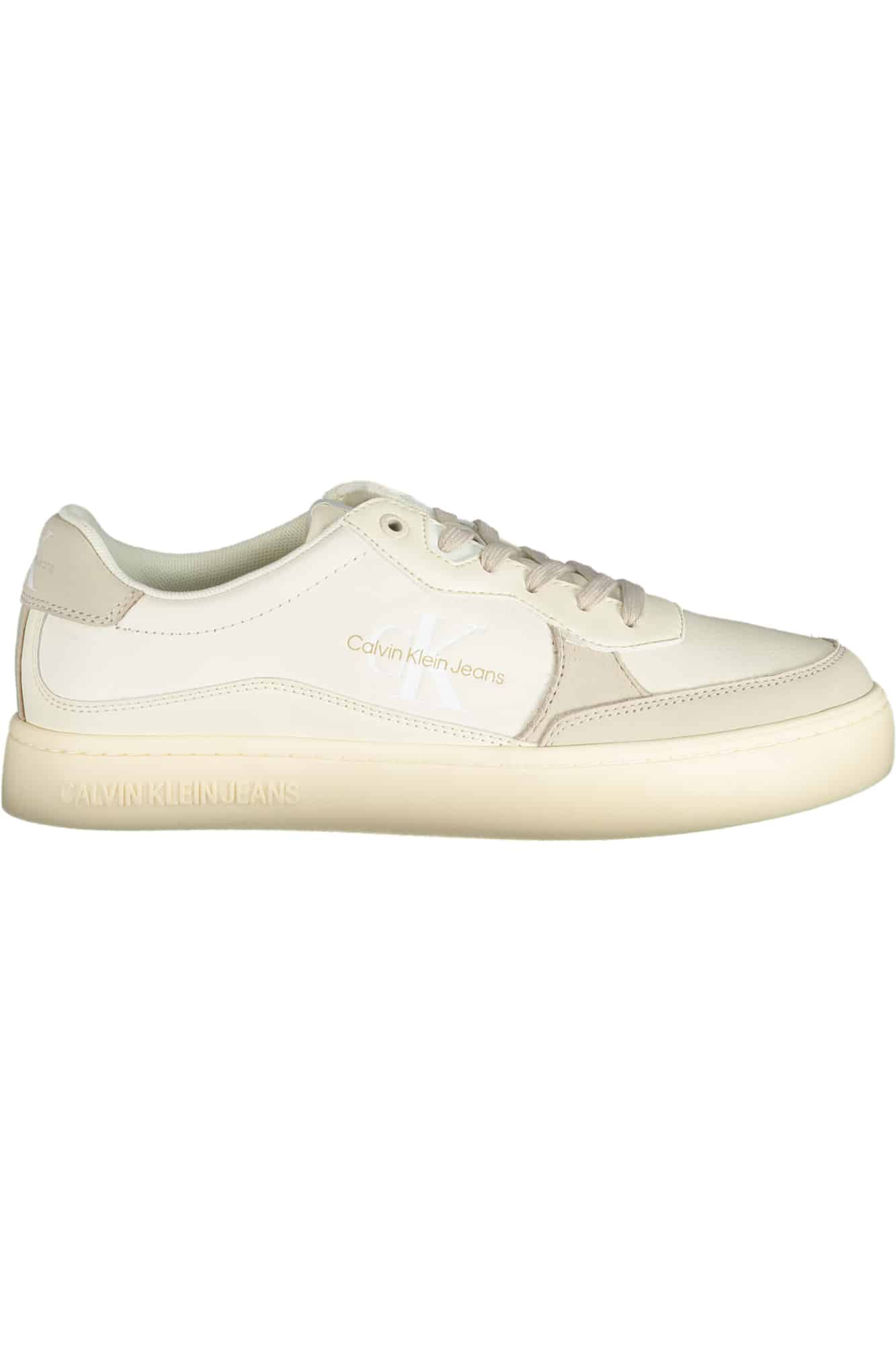 calvinkleincalzaturasportivauomobianco_1 CALVIN KLEIN WHITE MEN'S SPORTS SHOES - Image 1