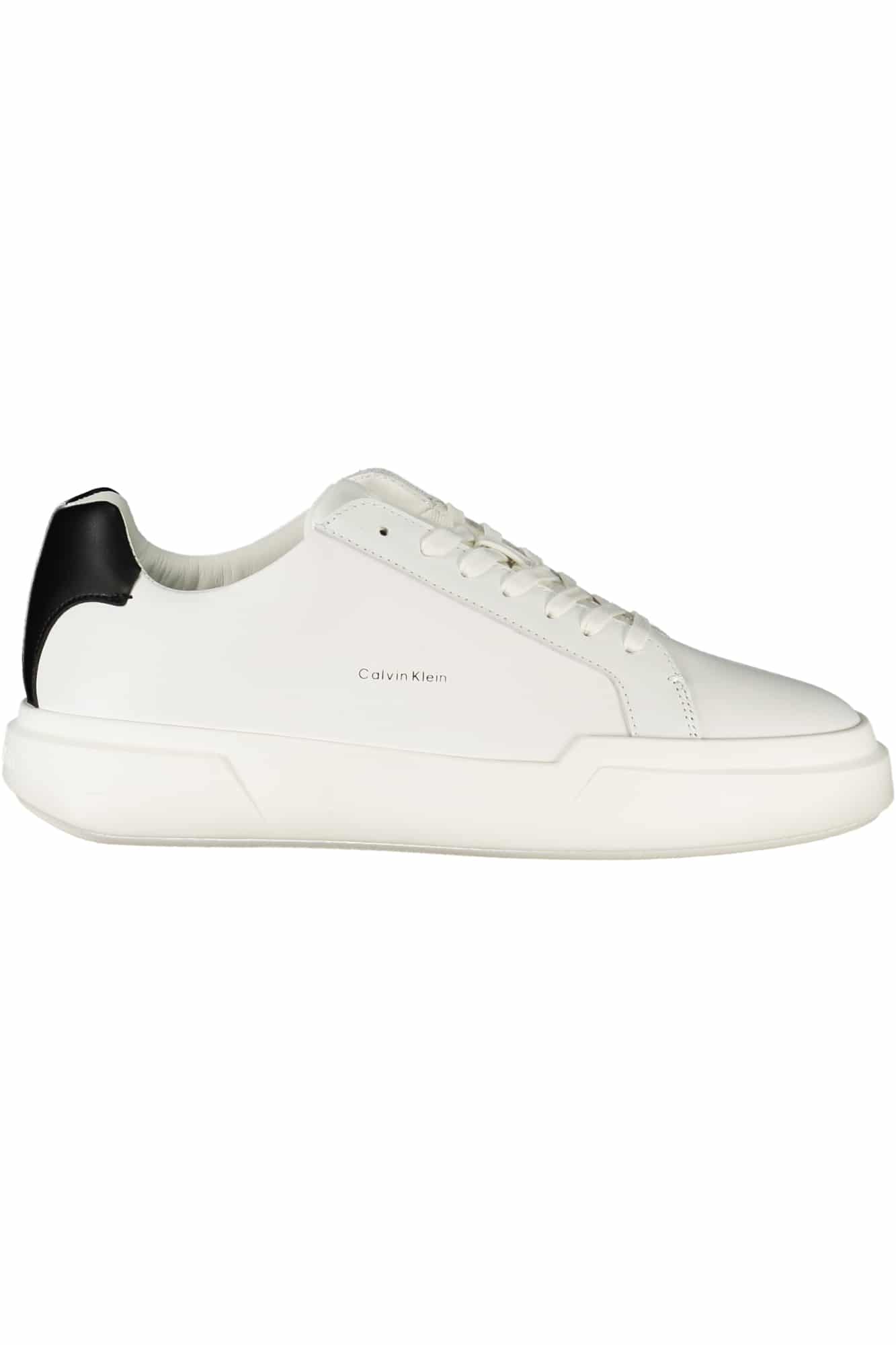 calvinkleincalzaturasportivauomobianco_1 CALVIN KLEIN MEN'S WHITE SPORTS SHOES - Image 1