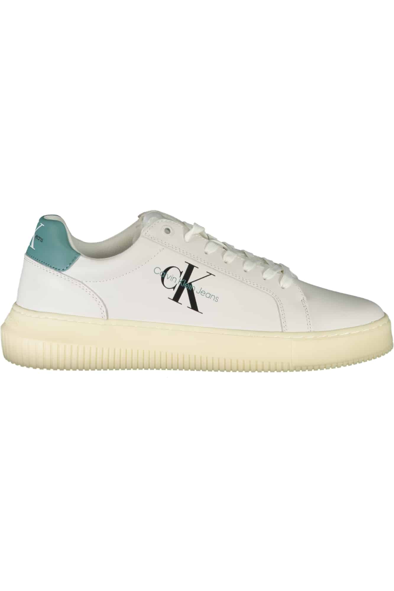 calvinkleincalzaturasportivauomobianco_1 CALVIN KLEIN WHITE MEN'S SPORTS SHOES - Image 1