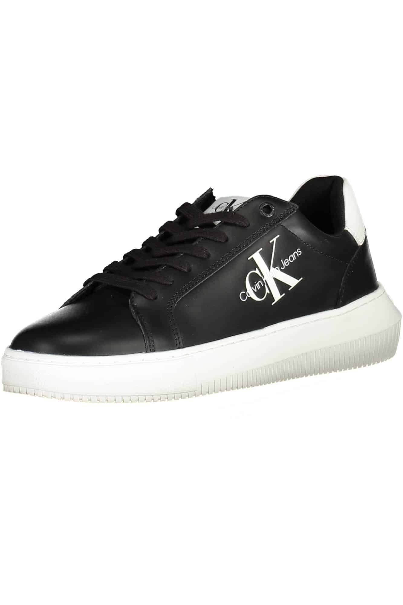 calvinkleincalzaturasportivauomonero_1 CALVIN KLEIN BLACK MEN'S SPORTS SHOES - Image 1
