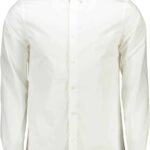 CALVIN KLEIN MEN'S WHITE LONG SLEEVE SHIRT