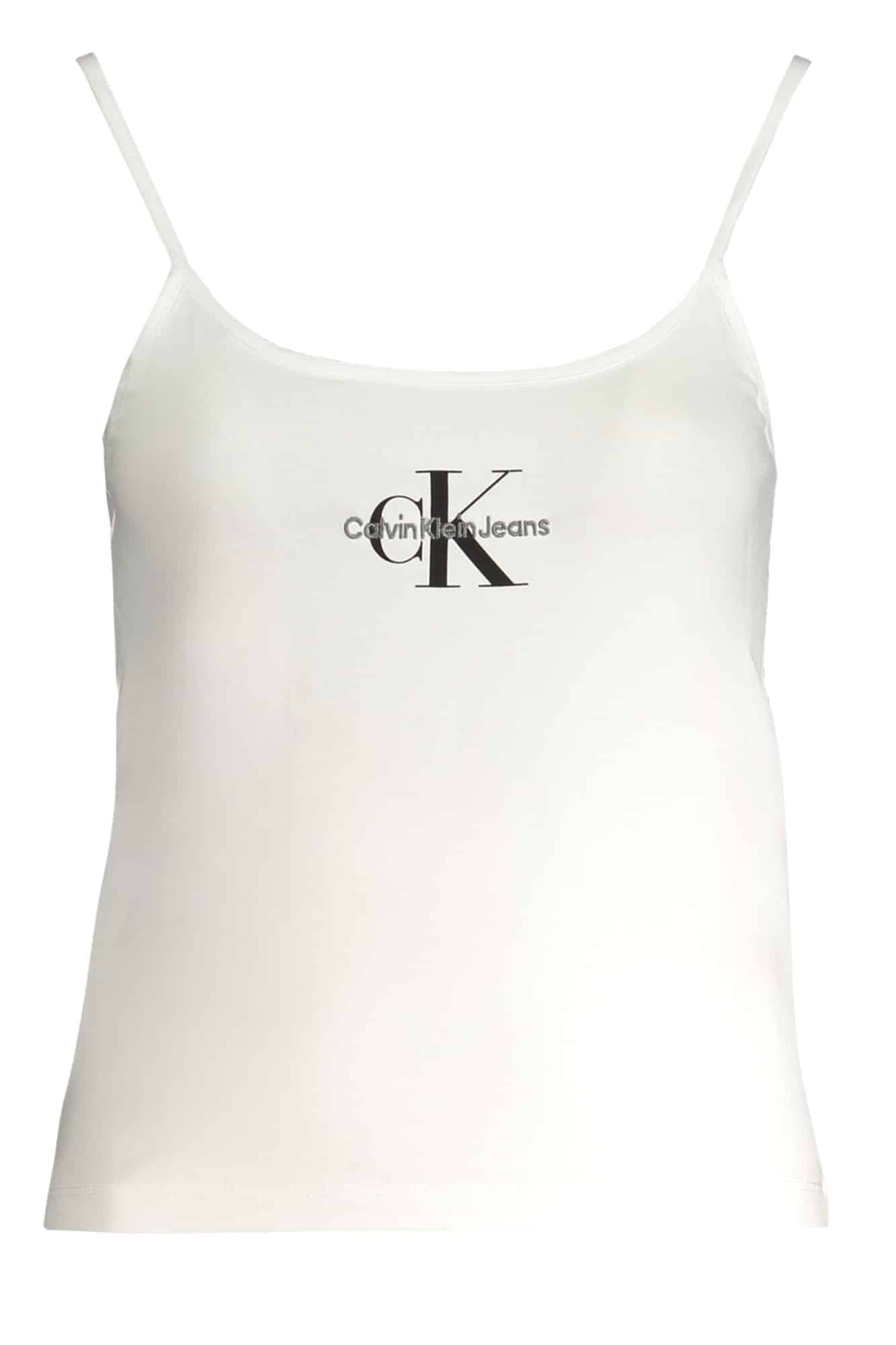 calvinkleincanottadonnabianco_1 CALVIN KLEIN WOMEN'S TANK TOP WHITE - Image 1