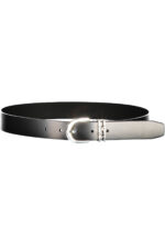 CALVIN KLEIN WOMEN'S LEATHER BELT BLACK - Image 2
