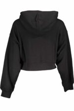CALVIN KLEIN WOMEN'S BLACK ZIP SWEATSHIRT - Image 2