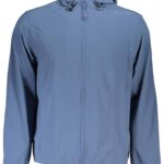 CALVIN KLEIN MEN'S BLUE ZIPPED SWEATSHIRT