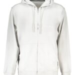 CALVIN KLEIN MEN'S GRAY ZIP SWEATSHIRT