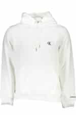 CALVIN KLEIN MEN'S WHITE ZIPLESS SWEATSHIRT