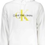 CALVIN KLEIN MEN'S WHITE ZIPLESS SWEATSHIRT