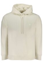 CALVIN KLEIN MEN'S WHITE ZIPLESS SWEATSHIRT