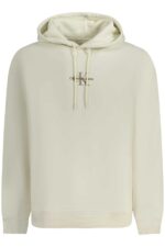 CALVIN KLEIN MEN'S ZIP-UP SWEATSHIRT WHITE