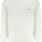 CALVIN KLEIN MEN'S ZIP-UP SWEATSHIRT WHITE