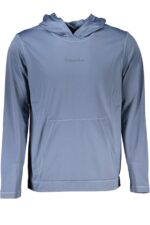CALVIN KLEIN MEN'S BLUE ZIPLESS SWEATSHIRT
