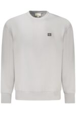 CALVIN KLEIN MEN'S ZIP-UP SWEATSHIRT GREY