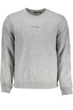 CALVIN KLEIN MEN'S GRAY ZIPLESS SWEATSHIRT