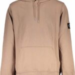 CALVIN KLEIN SWEATSHIRT WITHOUT ZIP MAN BROWN
