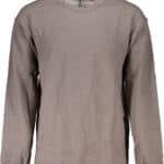 CALVIN KLEIN MEN'S BROWN ZIPLESS SWEATSHIRT