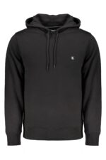 CALVIN KLEIN MEN'S BLACK ZIPLESS SWEATSHIRT