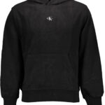 CALVIN KLEIN MEN'S BLACK ZIP-UP SWEATSHIRT