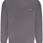 CALVIN KLEIN MEN'S BLACK ZIP-UP SWEATSHIRT