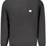 CALVIN KLEIN MEN'S BLACK ZIP-UP SWEATSHIRT