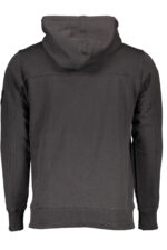 CALVIN KLEIN MEN'S BLACK ZIP-UP SWEATSHIRT - Image 2