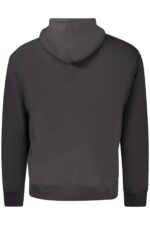 CALVIN KLEIN MEN'S BLACK ZIP-UP SWEATSHIRT - Image 2