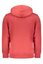 CALVIN KLEIN MEN'S RED ZIP-OUT SWEATSHIRT - Image 2