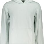 CALVIN KLEIN MEN'S GREEN ZIPLESS SWEATSHIRT