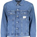 CALVIN KLEIN MEN'S BLUE SPORTS JACKET