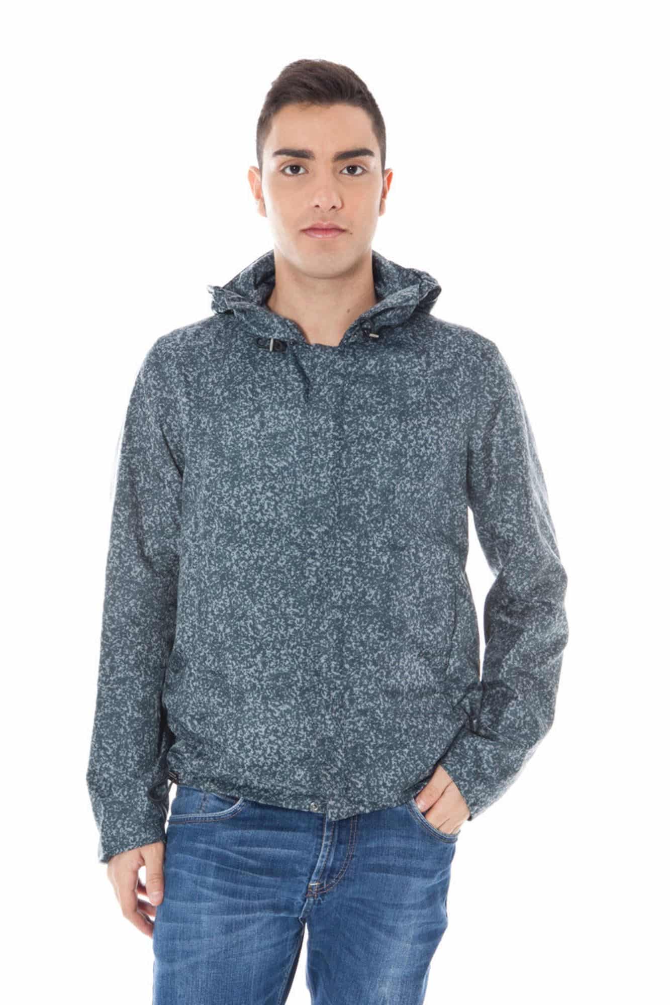 calvinkleingiaccasportivauomogrigio_1 CALVIN KLEIN GRAY MEN'S SPORTS JACKET - Image 1