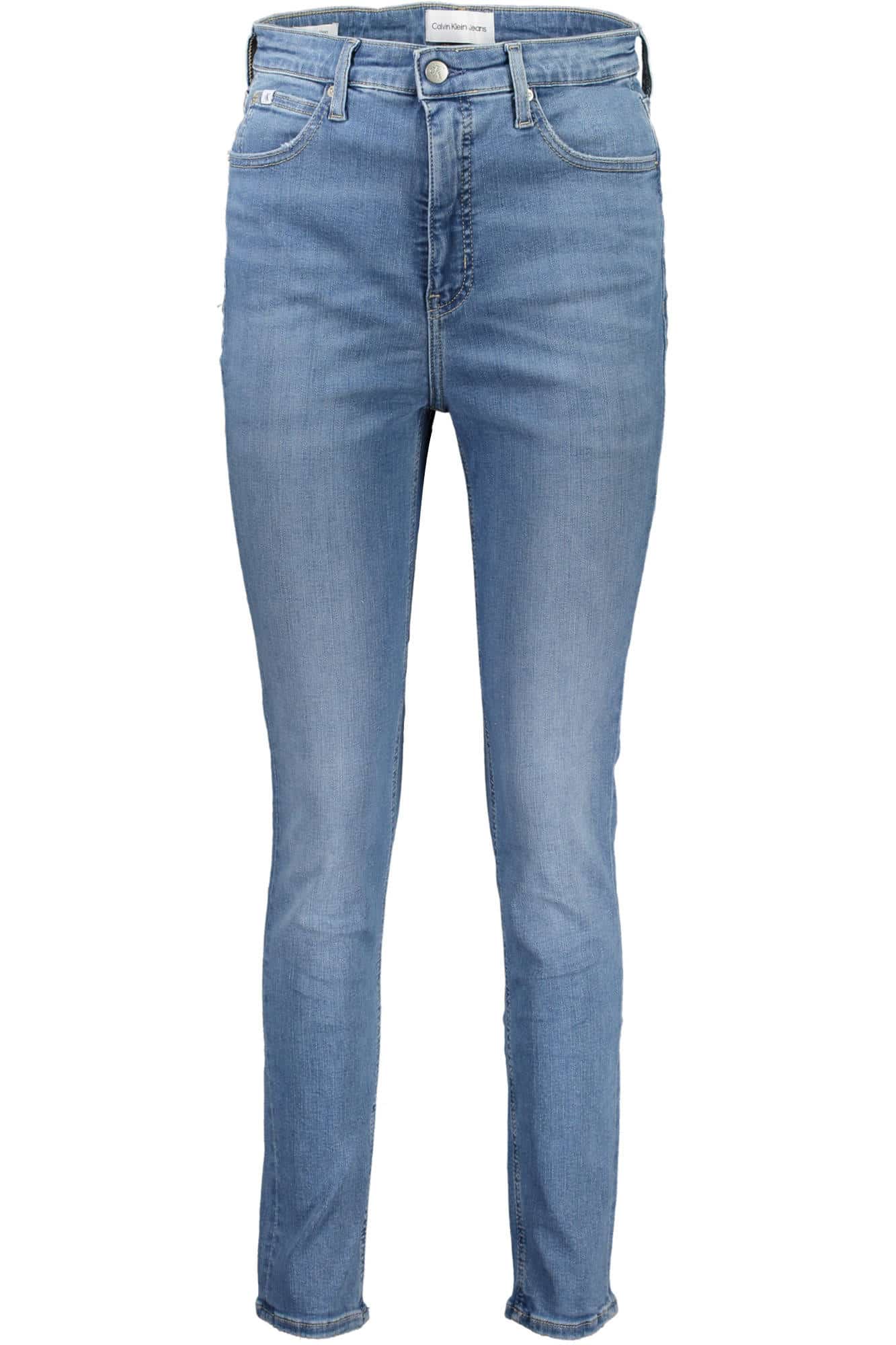 calvinkleinjeansdenimdonnaazzurro_1 CALVIN KLEIN WOMEN'S DENIM JEANS LIGHT BLUE - Image 1